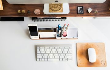 Desk Picture from above