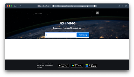 openDesk - Jitsi