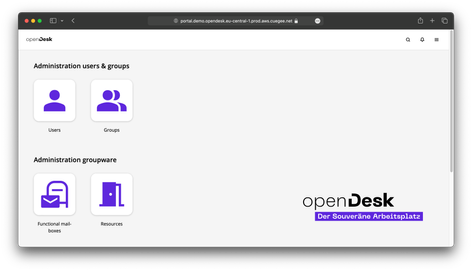 openDesk - UCS Admin Portal